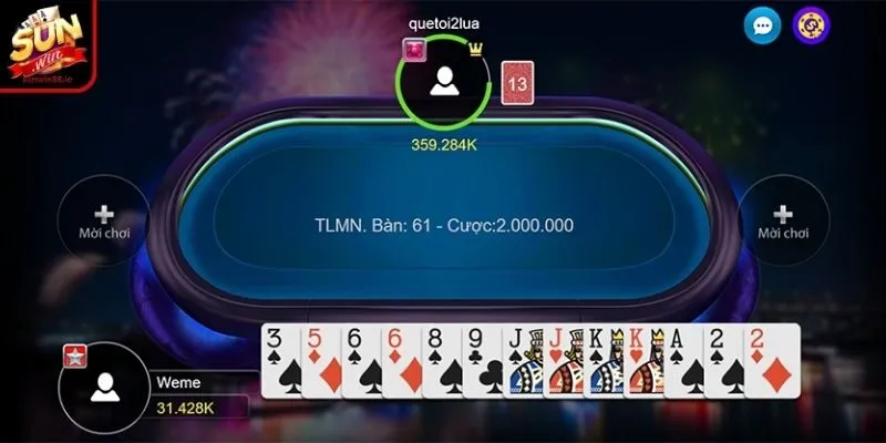 Game Bài B52 – Thiên Đường Đỏ Đen Nơi Khẳng Định Kỹ Năng 4 Sunwin Tiến lên miền Nam