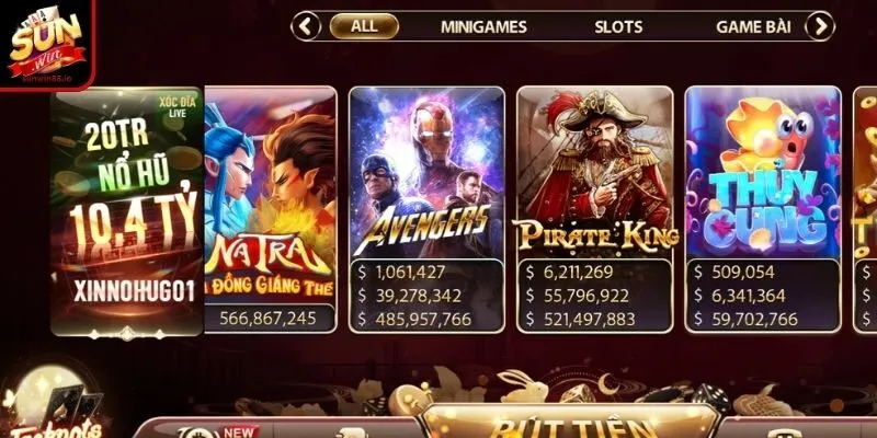 Khám phá nền tảng nổ hũ Sunwin uy tín hàng đầu