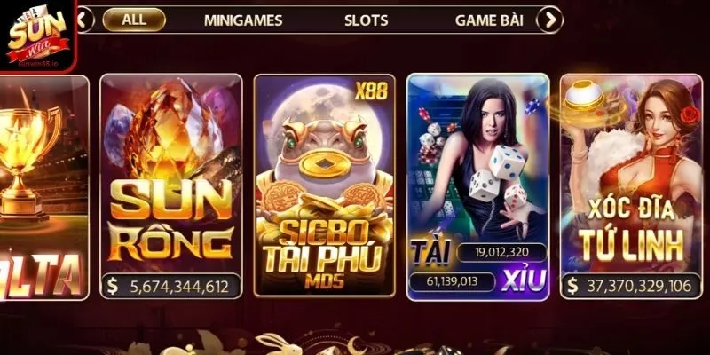 Sicbo Tài Phú Sunwin – Lắc Xúc Xắc Vàng Trúng Lớn Từng Ván 10 Sunwin Giới thiệu tổng quan về sicbo tài phú Sunwin