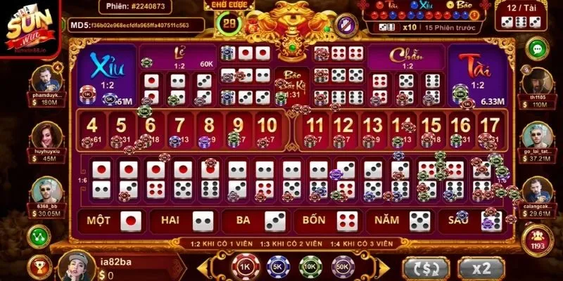 Sicbo Tài Phú Sunwin – Lắc Xúc Xắc Vàng Trúng Lớn Từng Ván 11 Sunwin Thể lệ của tựa game