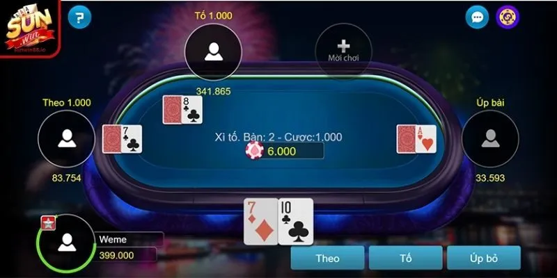 Xì Tố Sunwin – Nghệ Thuật Đấu Trí Giữa Những Cao Thủ Bài 4 Sunwin Biết khi nào nên úp bài